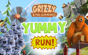 Grizzy and the Lemmings: Yummy Run
